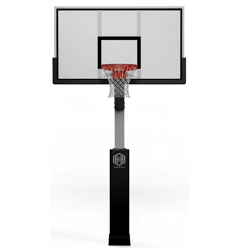 Dominator Pro 72″ Basketball Hoop – Shatterproof Aluminum Backboard